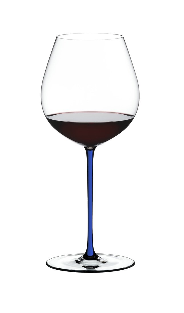 Buy Riedel Fatto A Mano Old World Pinot Noir Dark Blue Stem Online Low