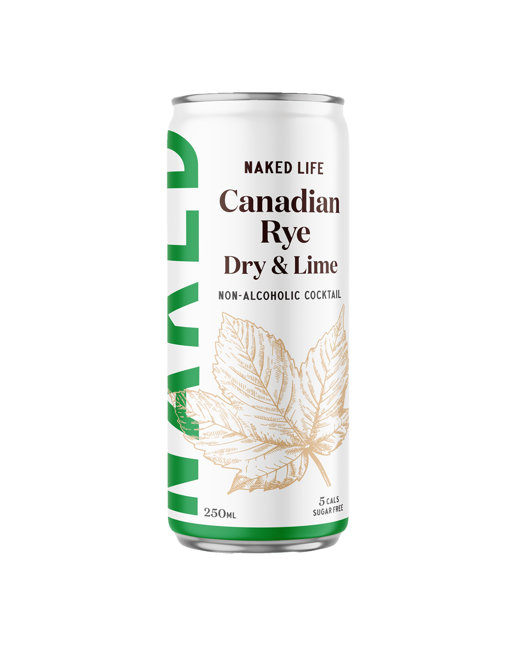 Buy Naked Life Non Alcoholic Canadian Rye Spirit Dry Lime Cans 250ml