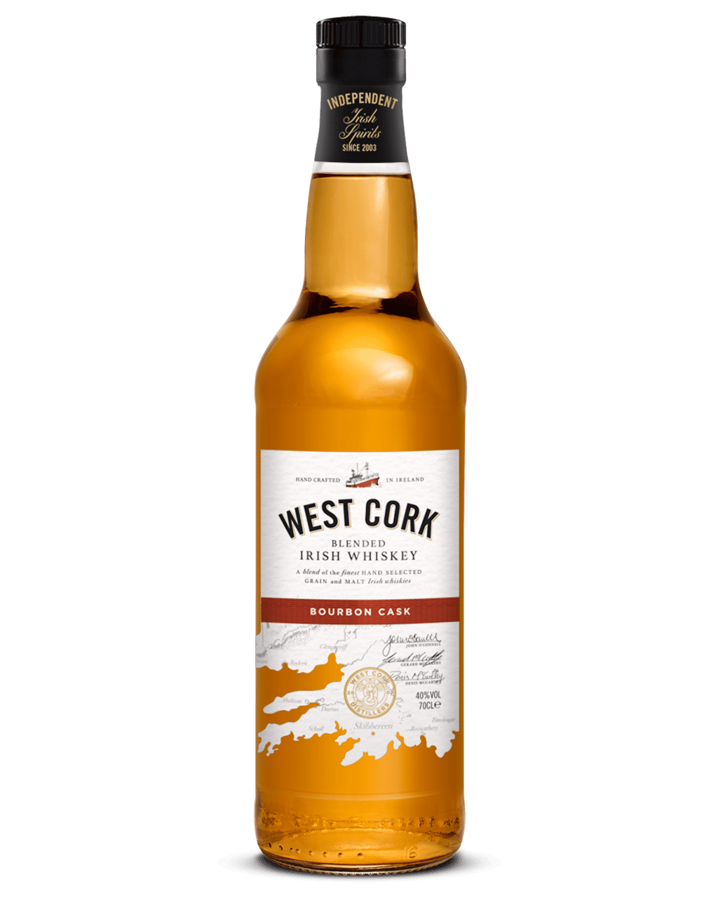 Buy West Cork Blended Irish Whiskey Bourbon Cask 700ml Online Low