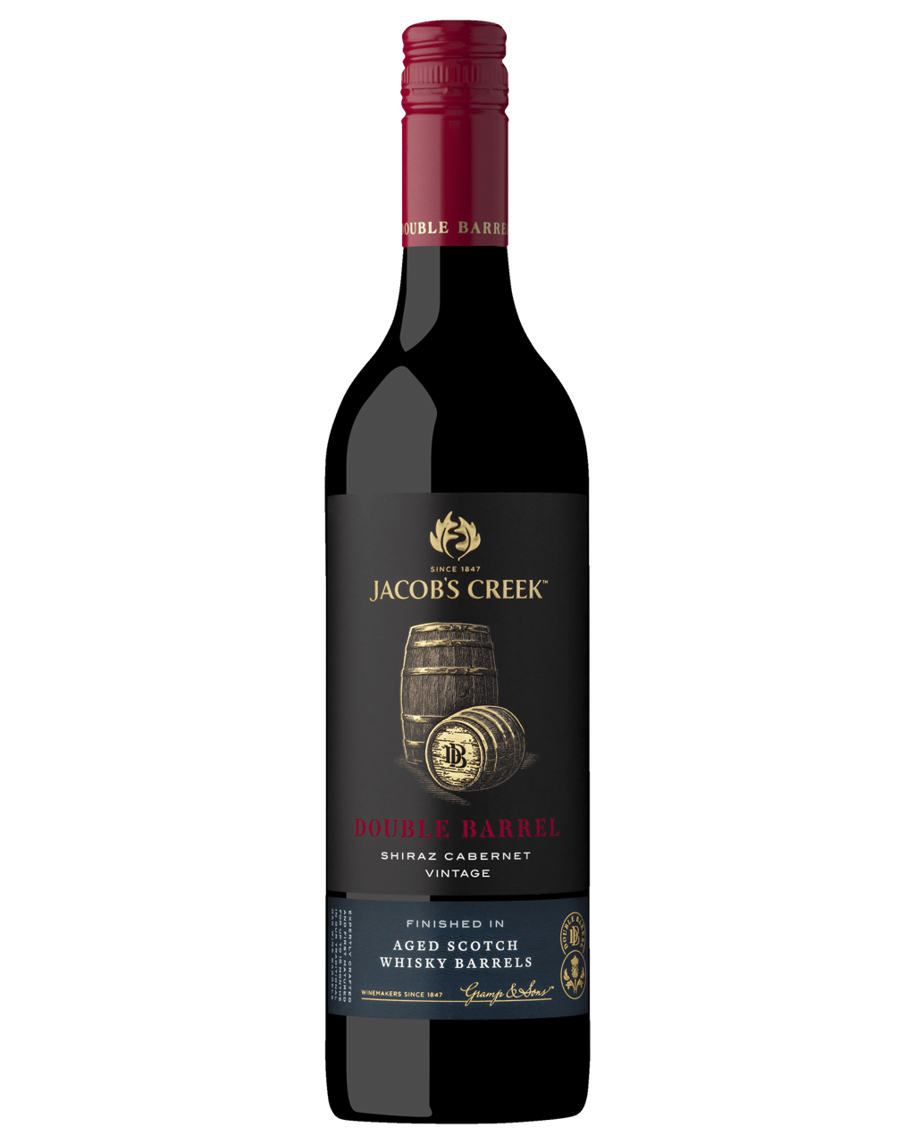 Buy Jacob S Creek Double Barrel Shiraz Cabernet Online Low Prices