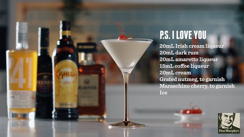 P S I Love You Cocktail Recipe Dan Murphy S P S I Love You Cocktail Recipe Dan Murphy S