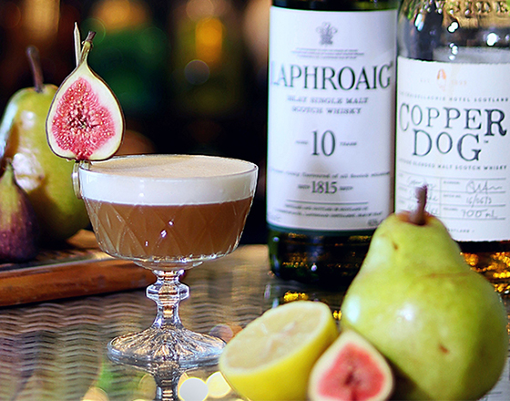Fig & Pear Whisky Sour recipe