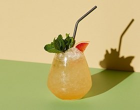 Fig & Grapefruit Julep non-alcoholic cocktail recipe