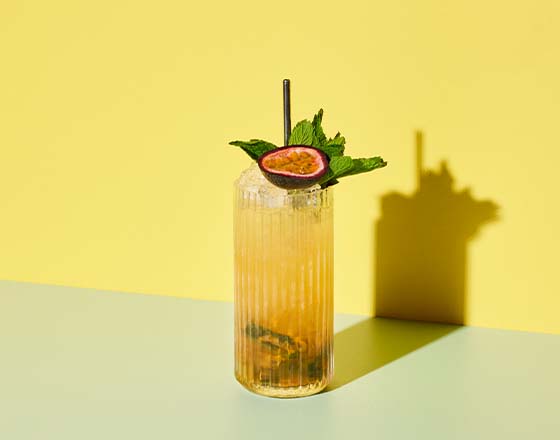 Fig & Passionfruit Mojito cocktail recipe