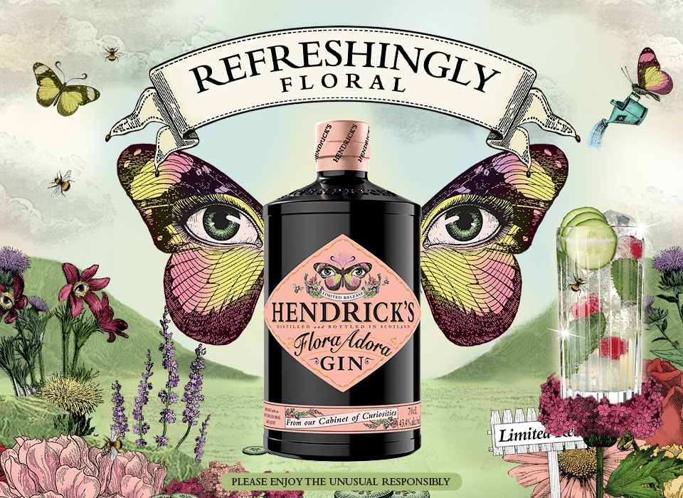 Hendrick's Gin PACK: Classic - Neptunia - Orbium - Flora
