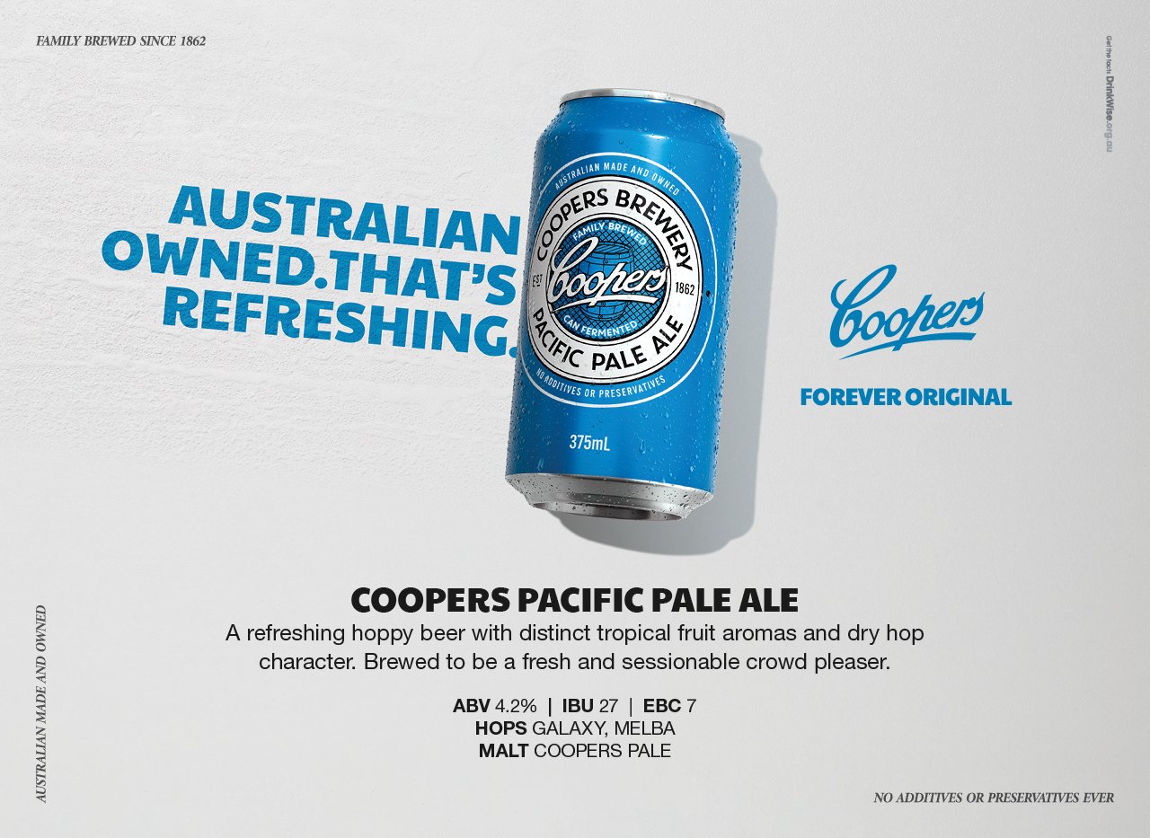 Buy Coopers Beer Online (Lowest Prices in Australia) Coopers Beer Delivery Dan Murphy's