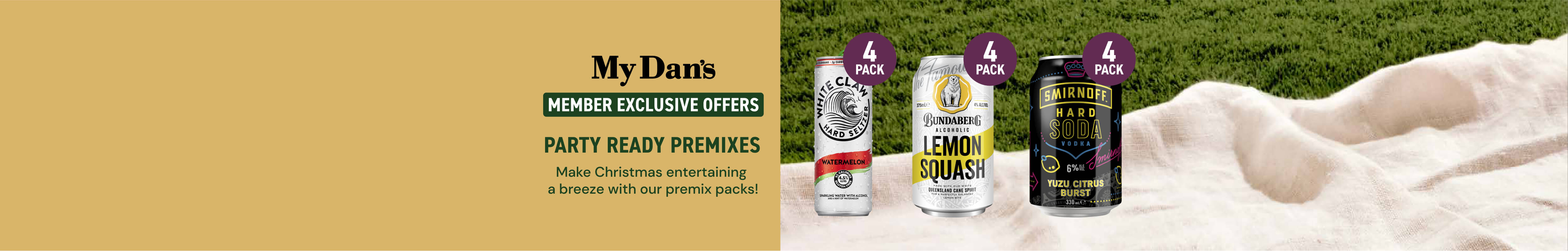 Shop Ready Made Premixes For Your Christmas Party (RTD Drinks) Dan