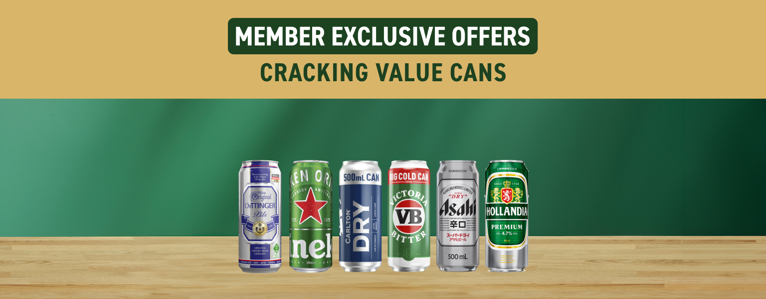 Buy Best Value Beer Cans with Member Exclusive Offers (March Catalogue