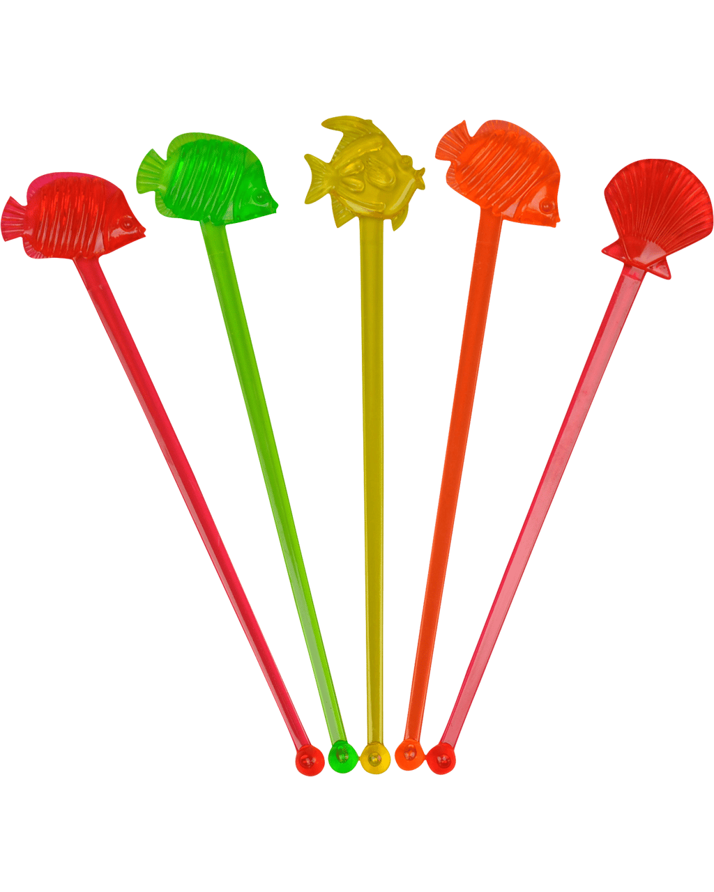 Buy Bevequip Swizzle Sticks Neon Marine Assort Pk 100 Online (Lowest