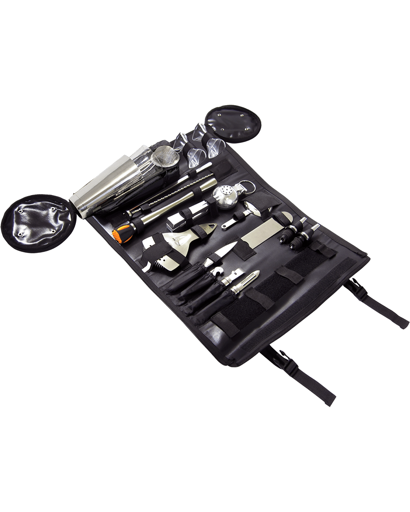 Buy Uber Bar Tools Cocktail Kit Pro Roll Online (Lowest Price Guarantee