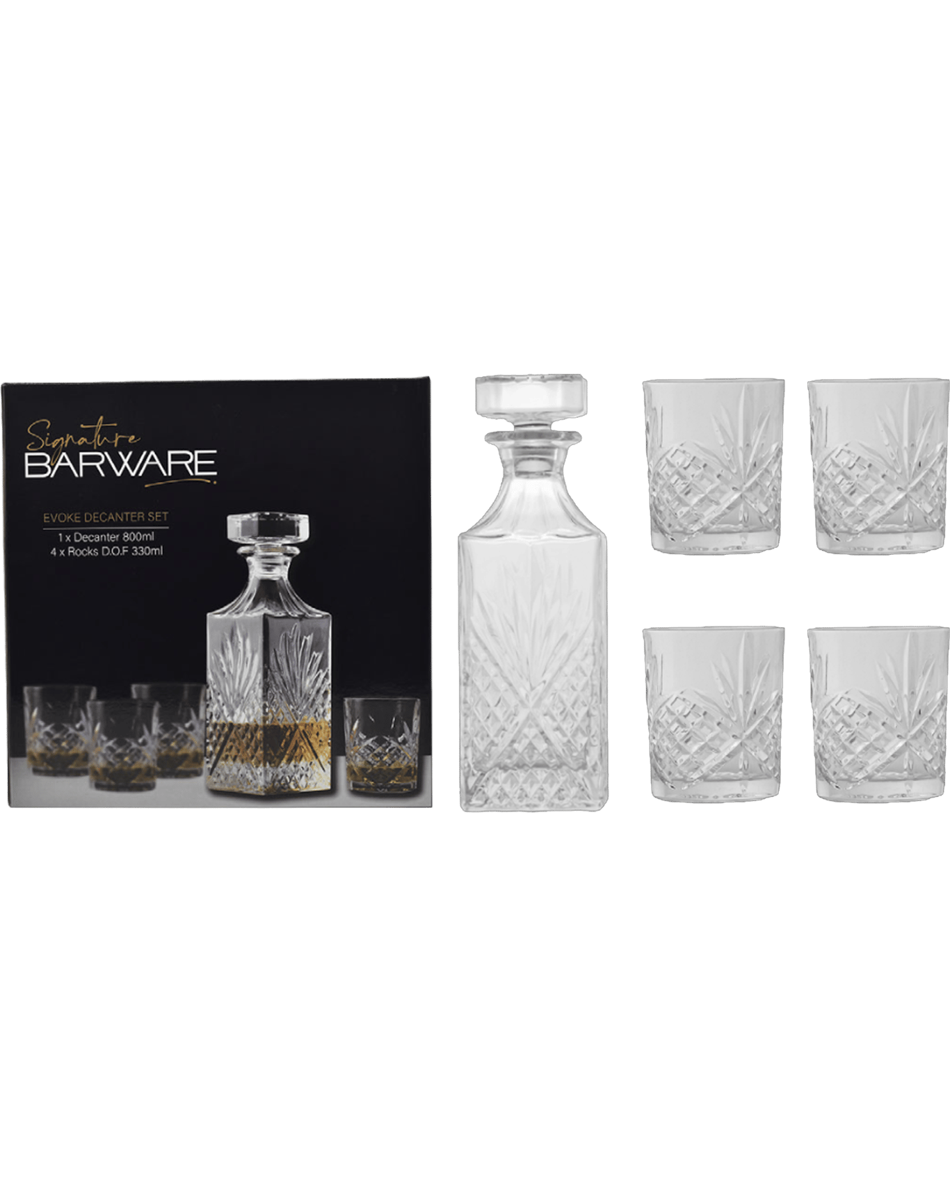 Buy Barware Evoke Decanter Set With Glasses Online (Lowest Price