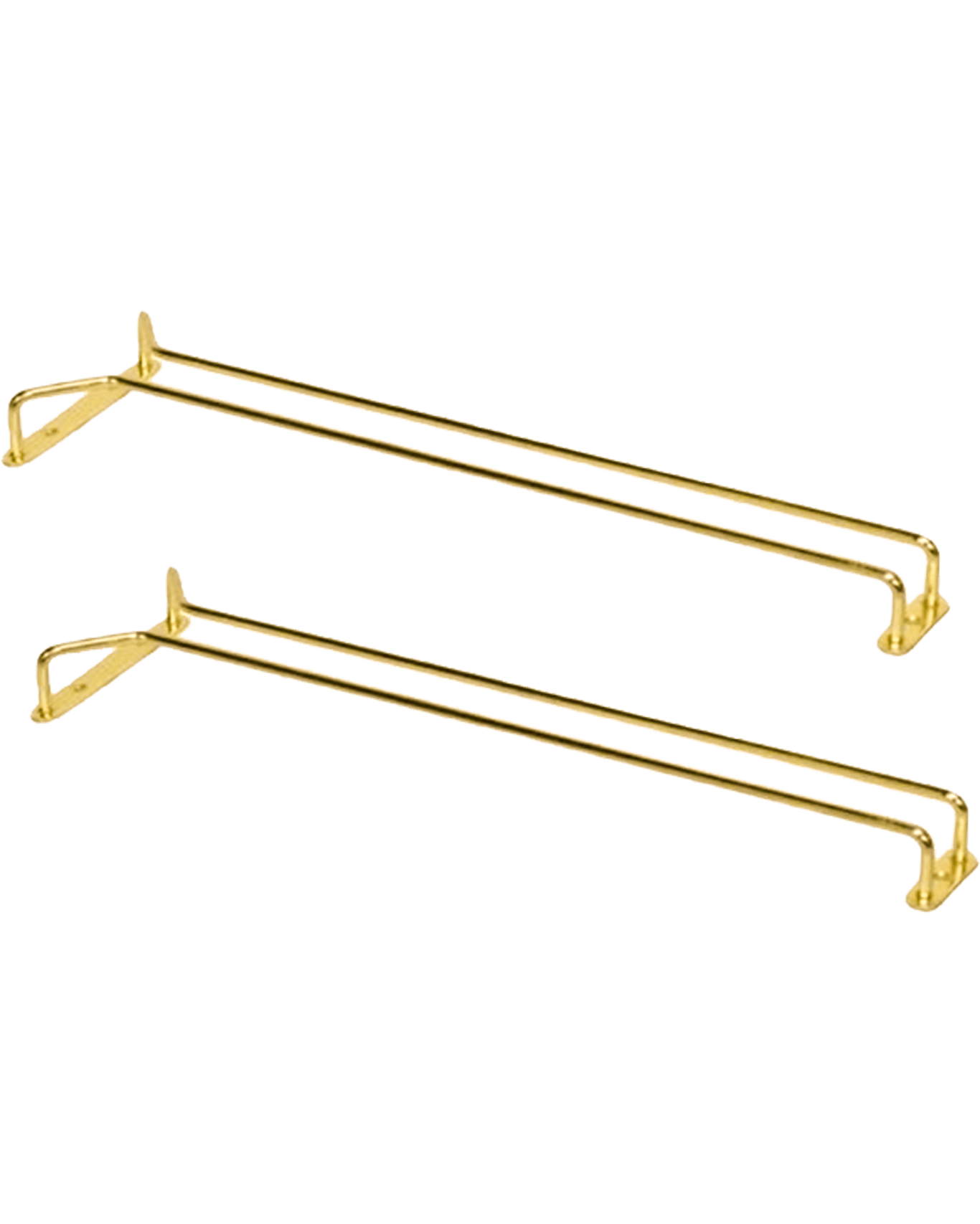 Buy Barware Glass Hanger Single Row Brass 2 Pack 400mm Online (Lowest