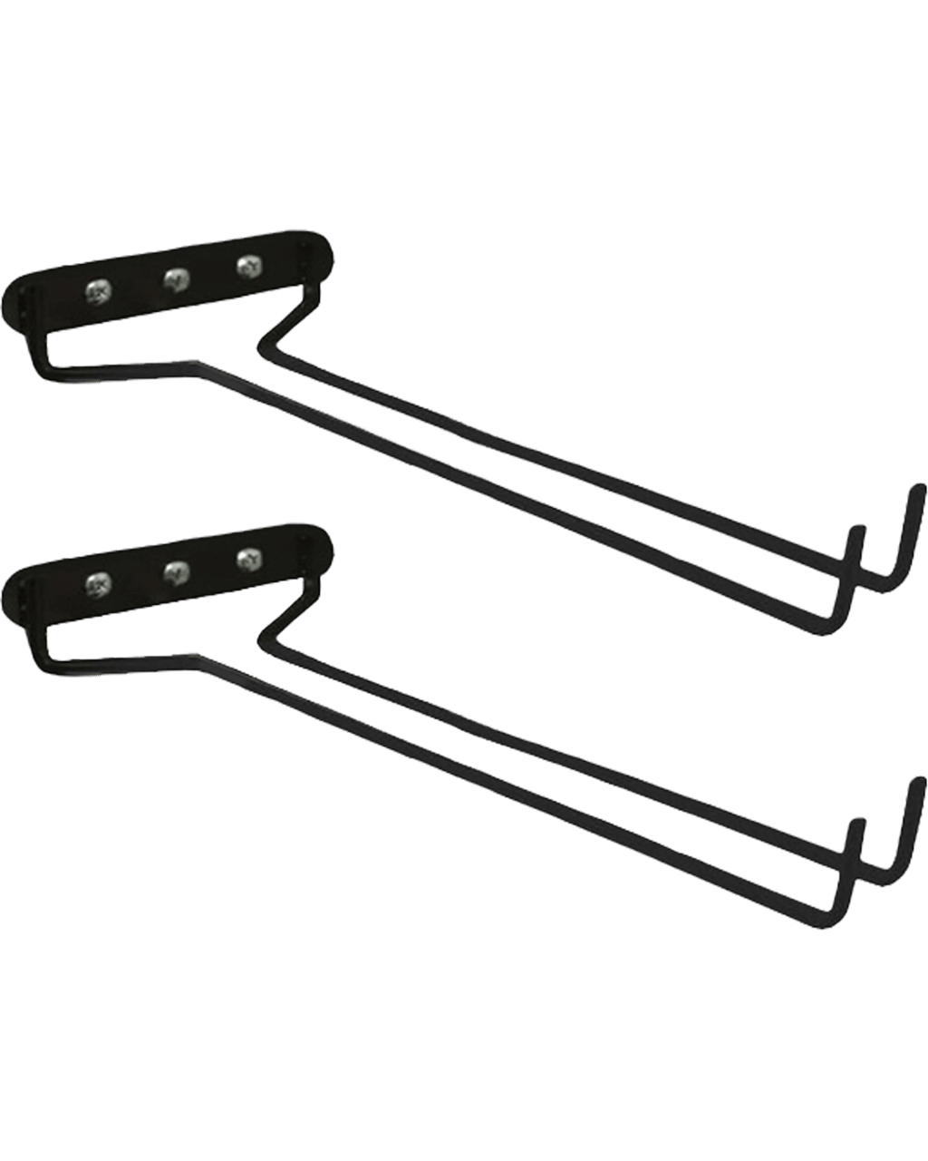 Buy Barware Glass Hanger Wall Mount Black 250mm 2 Pack Online (Lowest