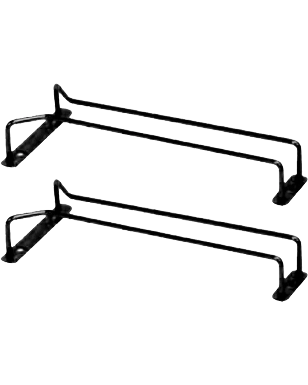 Buy Barware Glass Hanger Single Row Black 250mm 2 Pack Online (Lowest