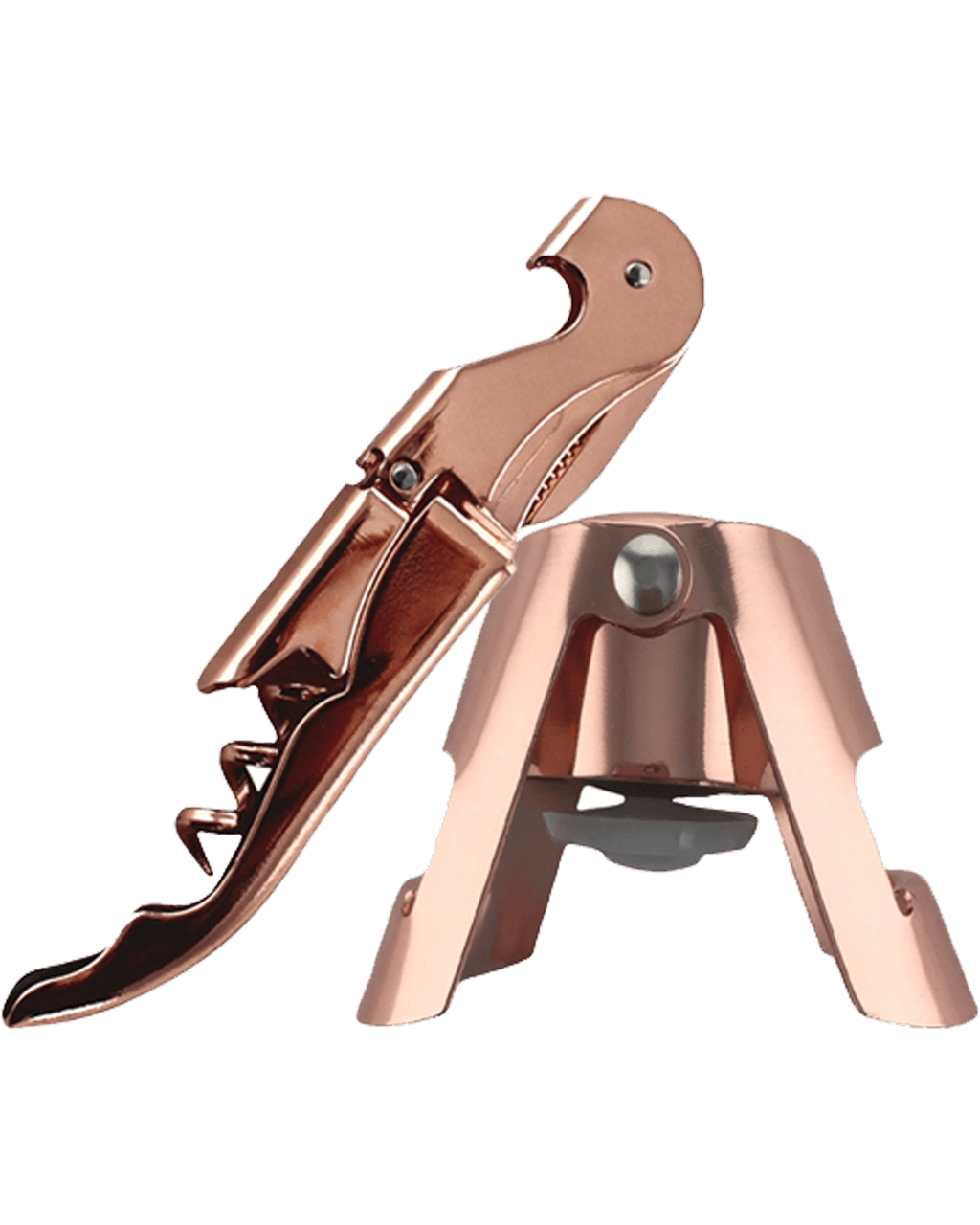 Buy Barware Champagne Stopper Stainless Steel Copper & Waiter's