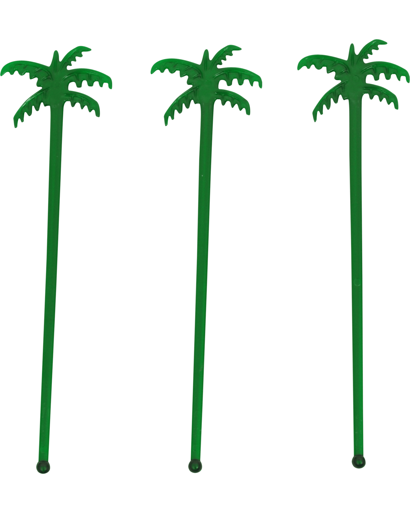 Buy Bevequip Swizzle Sticks Green Palm Tree Cocktail Pk 250 Online