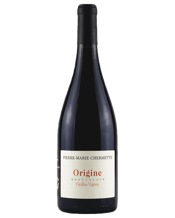  Pierre-marie Chermette<br>Beaujolais Origine... 750ML The fruit source is four hectares in Saint-Vérand with vines sited on a pocket of dark granite—a soil that partly accounts for the wine's ‘Cru-level’ depth and minerality. The vine age also helps, being 35 to 85 years old. These vines typically produce a considerably deeper, plumper, silkier wine than the entry-level Griottes: the 2020 is a smoky and juicy dark cherry-and-raspberry-noted wine with sappy freshness and a nice, crunchy finish.