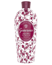  Arcane Generous Gin Purple<br>44% 700ml  700ml "A Must For Your Cocktails" Generous Gin "Purple" is a real innovation in the gin world! Much more than a color, Generous Gin "Purple" is the first gin to contain polyphenols and grape anthocyanins. Polyphenols are the molecules that make up the tannins in wine, anthocyanins bring the texture and color of red wine; they are also known for being antioxidants. The delicate blend of Generous Gin imparts a smooth and dry texture combined with the freshness of the pink grapefruit flavour for this sed