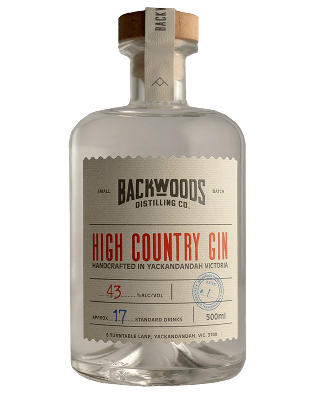 Buy Backwoods High Country Gin 500ml Online (Low Prices) from Dan Murphy's