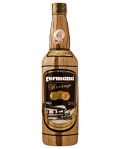  Germana Cachaca Heritage<br>10yrs 40% 700ml  700mL The word heritage has various associations: inheritance, patrimony and a family secret kept under lock and key by the Caetano family. This germana cachaça is aged for eigth years in French Oak barrels and then for two more years in Balsam barrels to break the woody flavour and aroma an lighten the darker color result of the Frech Oak barrel aging.