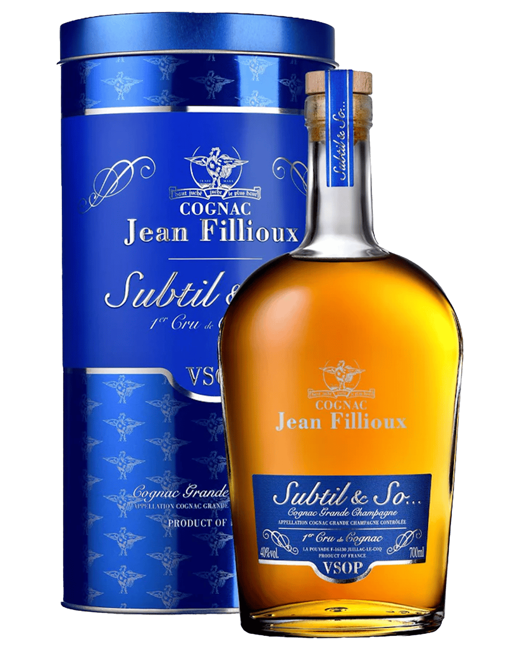 Buy Jean Fillioux Subtil & So Cognac Vsop Grand Champagne 40 700ml