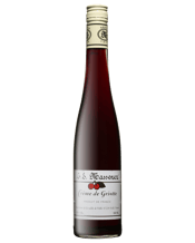  Massenez Creme De Griotte<br>500ml  500mL The Massenez family started distilling in Alsace in the 1870s. Credited for being the first to distill wild raspberries, the distillery became famous for capturing the essence of fruit in its purest form. Made from 100% pure fruit, it has great intensity and is perfect for a twist on the traditional Kir, cocktail base or simply served with your favourite mixer.