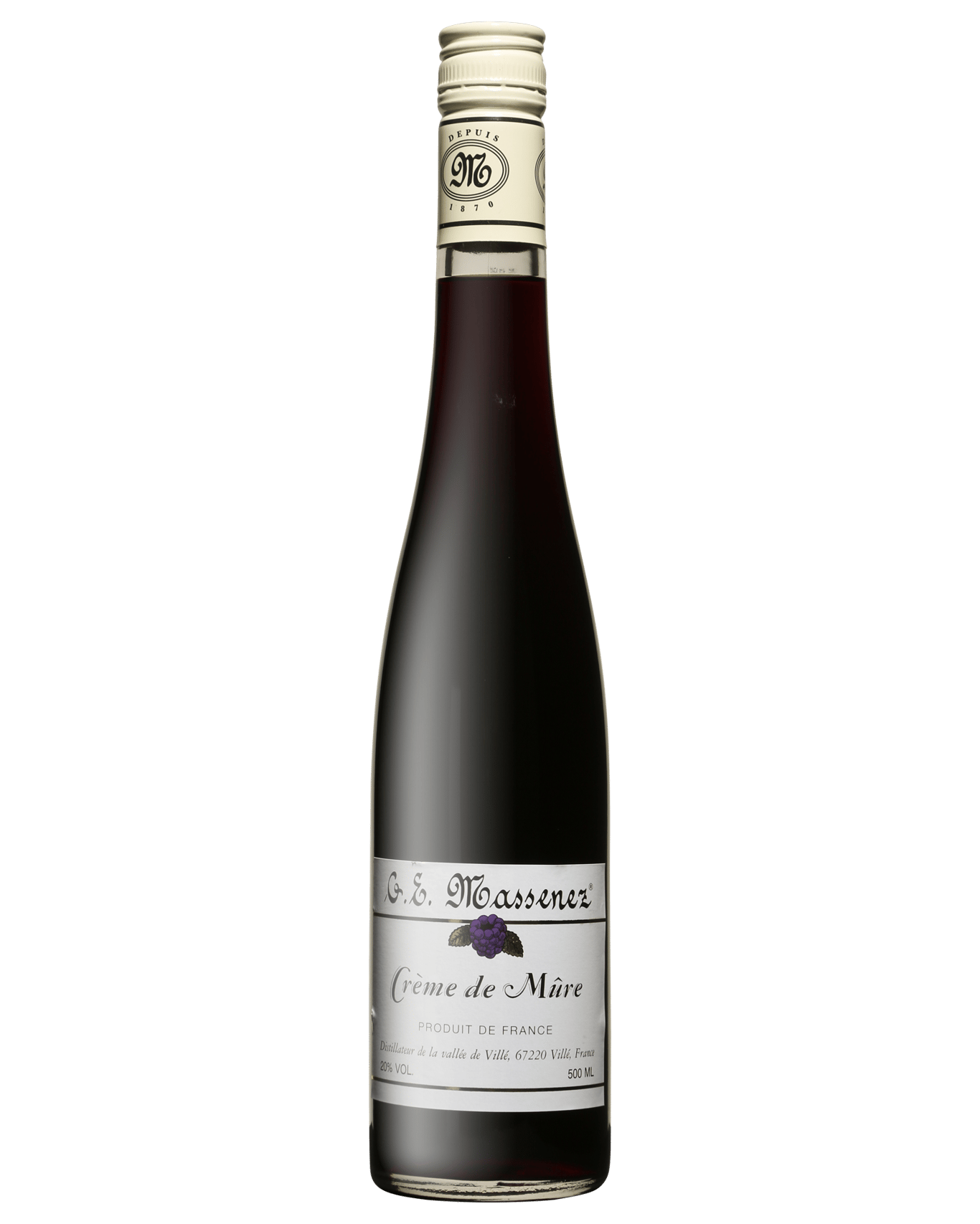 Buy Massenez Creme de Mure 500mL Online (Lowest prices in Australia