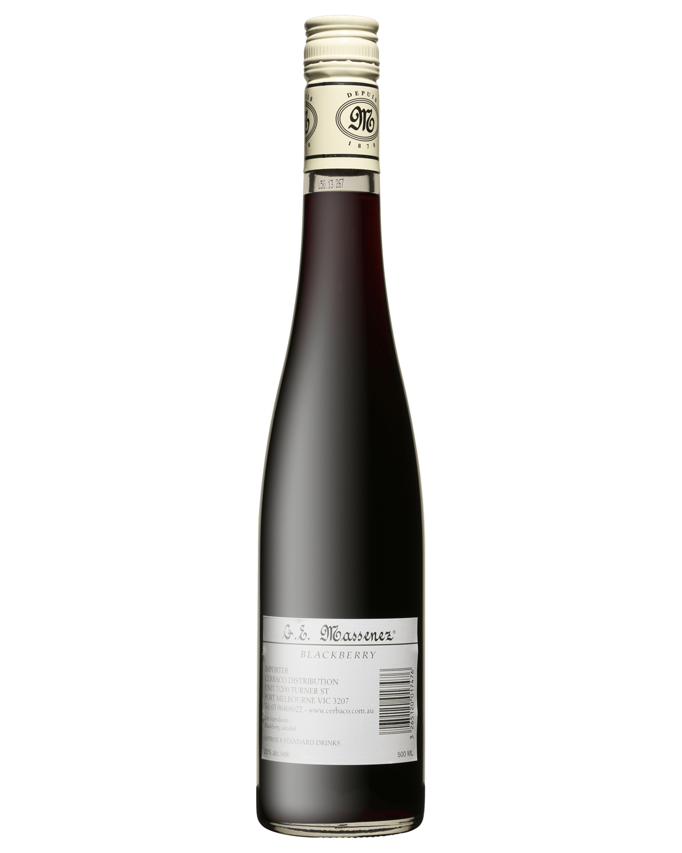 Buy Massenez Creme de Mure 500mL Online (Lowest prices in Australia