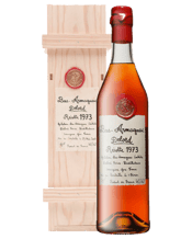  Delord 1973 Armagnac With<br>Box 700ml  700ML Colour: Light amber Bas-Armagnac with old copper reflections.<br />Nose: Rich, full, fruity, notes of blond tobacco, citrus and liquorice.<br />Mouth: Supple attack, balanced, melted tannins. We find a note of citrus and spice. Beautiful persistence in the mouth which leaves a feeling of roundness and softness.