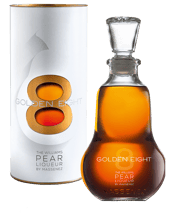 Massenez Golden Eight<br>Liqueur De Poire... 700ML A unique and exclusive offering from the Massenez distillery founded in 1870, Golden Eight’s base is a Pear Williams eau-de-vie that has been aged for 8 years. It has a beautiful amber colour, a divine promise of a great liqueur. A powerful, warm Pear Williams aroma shimmering with generous notes on the nose. Then, like a delicate and sensual symphony, all the pear aromas gently unfold, from the freshly harvested fruits to the complex vanilla & caramelised bouquet.