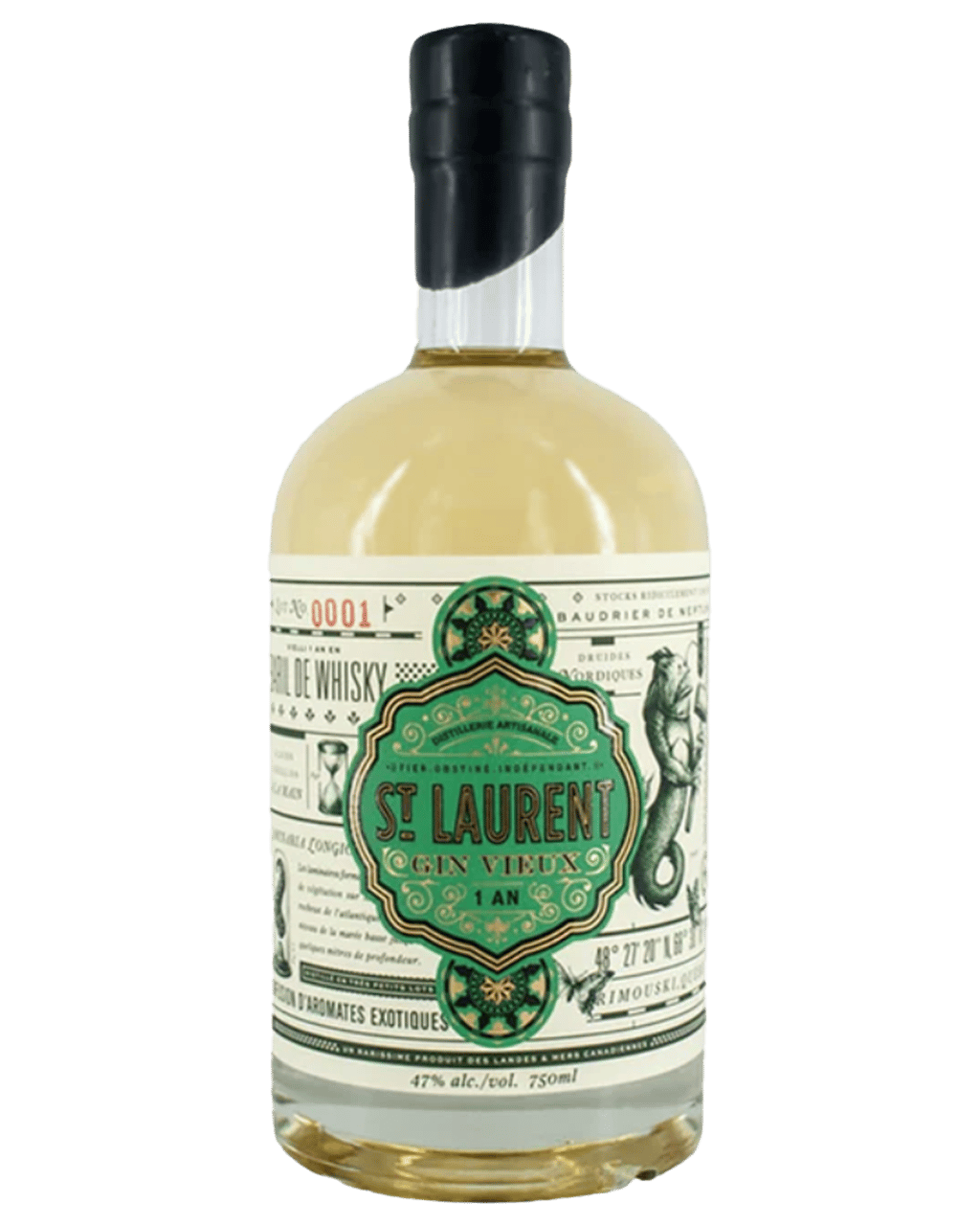 Buy St Laurent Vieux Gin Seaweed Laminaria 700ml Online (Low Prices ...