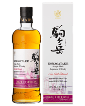  Mars Komagatake Single Malt<br>Edition 2021 700ml... 700ML Selected single malt are blended to create this 2021 edition. Very limited bottling.<br>Whisky aged mainly in Bourbon and Sherry casks make up the expression of this whisky. Ripe fruits note such as quince, apricot and banana and vanilla on the nose. The palate shows sweetness of honey, melon, and ripe persimmon fruits, also hazelnut character from Sherry cask. Smooth and elegant finish.