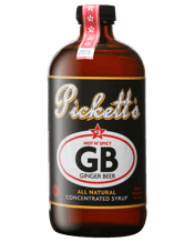  Picketts Ginger Beer Hot &<br>Spicy Concentrated... 473mL Just add soda water for a great ginger beer with bite. Hot and spicy, this is the only, all natural, organic product on the market, it works great in most soda making machines and because this is an all natural concentrate, its also perfect as a cooking ingredient or food topping.