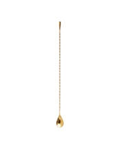 Teardrop Bar Spoon Gold Plated - 40cm