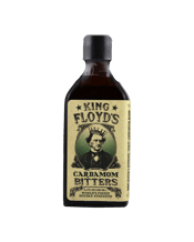  King Floyd's Cardamom<br>Bitters 100ml  100ML King Floyd’s Cardamom Bitters is a heady blend that is the pure essence of the potent spice. Carefully blended to create a perfect balance between the mentholated spicy aroma of cardamom and the fiery flavour profile of ginger root.