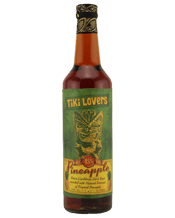  Tiki Lovers Pineapple Rum<br>700ml  700ML Tiki Lovers Pineapple is based on all natural extracts of tropical pineapples sourced from South America. The fruit is harvested at peak ripeness and their sweet juice extracted by pressing. The unfermented juice is then stripped of some of its water content to emerge as a complex pineapple extract that does not water down the blend of rums.
