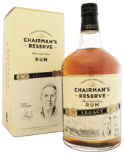  Chairman's Reserve Legacy  700mL Chairman’s Legacy is a tribute to Laurie Barnard, the “Chairman” of St. Lucia Distillers whom inspired and created the iconic brand Chairman’s Reserve. His vision to define and reinvent the Saint Lucian rum category was unlike anything the rum category had seen before or has seen since. While other distilleries were purchasing column stills to increase production, Laurie was investing in eclectic barrel types, small pot stills, a proprietary yeast strain, and sugarcane. He believed that the best