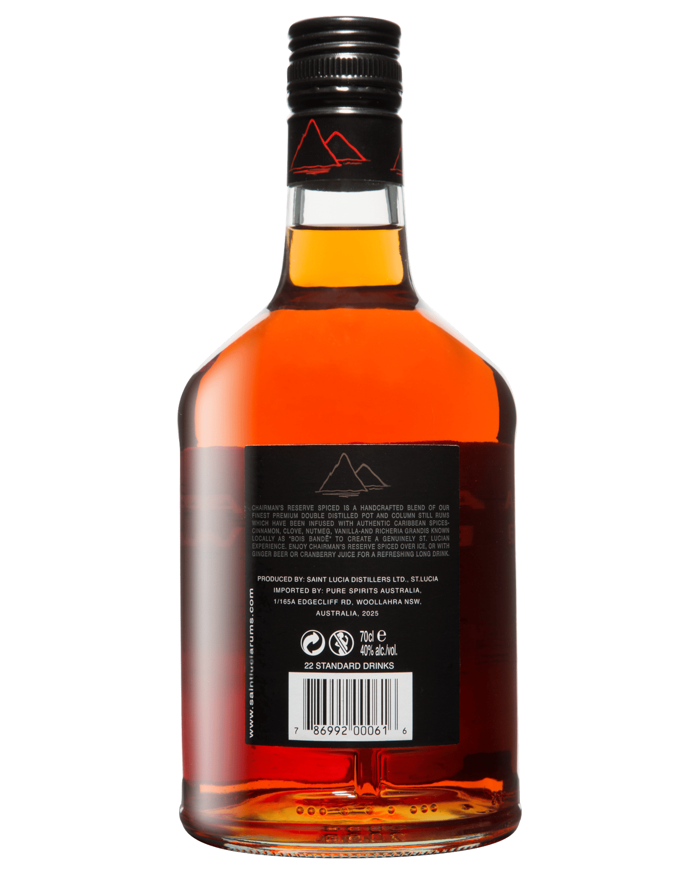 Buy Chairman's Reserve Spiced Rum 700ml Online (Lowest Price Guarantee