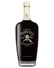  Trader Vic's Chocolate<br>Liqueur 750ml  750mL Victor J. Trader Vic Bergeron in 1932 he opened a cosy pub and called it Hinky Dinks. His pungent vocabulary and ribald air made him a popular host, as did his tropical cocktails and his delicious interpretation of Polynesian food. Hinky Dinks in 1936 had become Trader Vic's. The Legend was born. Trader Vic's Chocolate Liqueur is a medium dark chocolate liqueur with just a touch of vanilla.