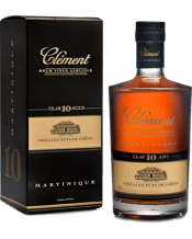  Clement 10 Year Grande<br>Reserve  700ML Habitation Clement releases every year carefully selected aged Rhum Agricole as part of their Grand Reserve portfolio.Clement 10 year old Rhum Agricole has been distilled from fresh pressed sugarcane juice and aged a minimum of 10 years in a combination of virgin and re-charred oak barrels, yielding an exceptional aged Agricole Rhum with unique characteristics of cinnamon and vanilla.The nose reveals aromatic intensity of raw wood, dried spice and toasted fruit, leading to warm bakery flavors th
