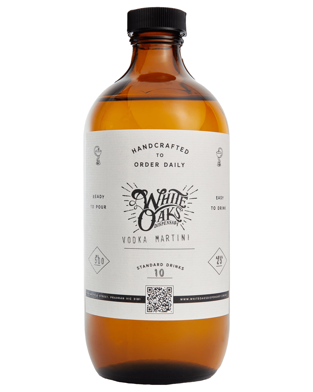 White Oaks Dispensary Cape Grim 666 Vodka Martini 500ml (bottled