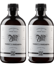 White Oaks Dispensary<br>Tommy's Margarita... 500mL Size: 1Lt (8 - 10 Serves) What’s Included: 2x Tommy’s Margarita 500mL. Made with: Tequila Arette 100% Agave Blanco Tequila, Lime Juice, Agave Nectar. Directions: Keep chilled before serving. Shake well before opening. Pour approximately 3-4 shots (90ml-120ml) into a salt-rimmed chilled tumbler glass filled with ice and garnish with a fresh lime wheel. Enjoy responsibly. About Tequila Arette: Arette Blanco is an un-aged 100% Agave Tequila that displays all the wanted characteristics expected from