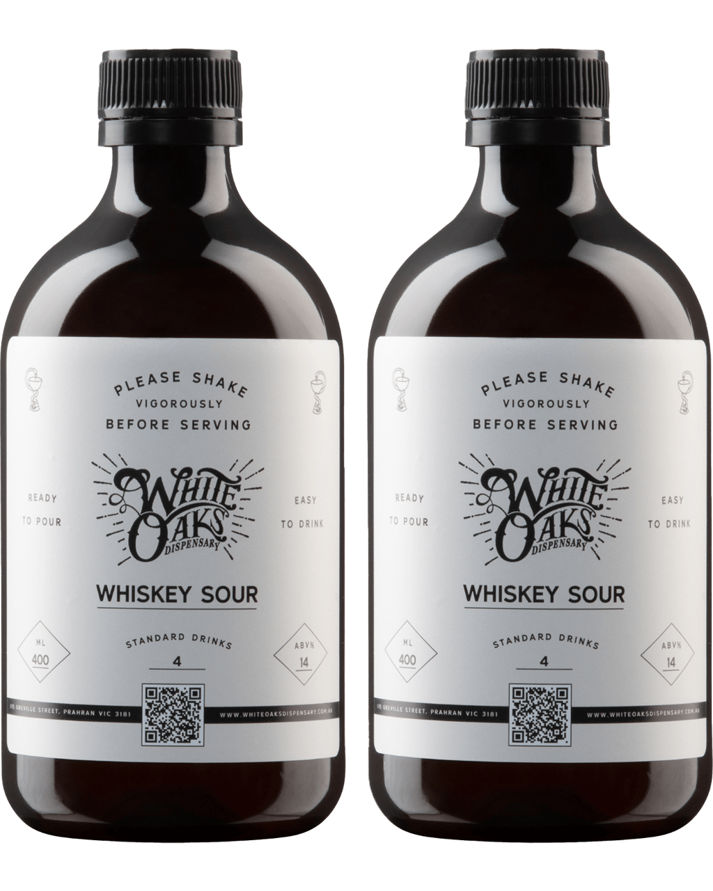 Buy White Oaks Dispensary Classic Whiskey Sour Pack Of 2 Bottled