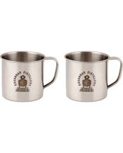  Greenbar Distillery<br>Stainless Steel Mule...  The original cocktail mug for your Moscow Mule. Branded by Greenbar Distillery, the largest Organic liquor collective in the world, based in California. The set includes two stainless steel mule mugs. Dishwasher safe.