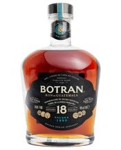  Ron Botran 18 Year Old<br>Solera 1893 Dark... 700ML A rich, warming Guatemalan rum from the Ron Botran selection. Sitting at the top of their range, this features rum aged up to 18 years in a Solera system with American oak, Sherry and Port casks.<br>This solera dark rum has aromas of dried fruit and crushed nuts covered in honey. This rum has developing coffee bean notes with consistent raisin and caramel notes.<br>The Botran family is commonly known for sugarcane production in Guatemala, but in 1939 they decided to begin a journey by establishi