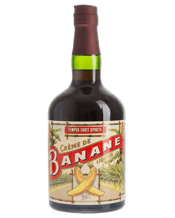  Tempus Fugit Creme De Banane<br>700ml  700mL Based on historical recipes, Tempus Fugit Crème de Banane offers authentic flavours and aromas that can often be lost in modern banana liqueurs. Perfectly matured bananas are distilled in small batches to extract their full flavour, lending an amber golden colour from the fully ripe fruit. No artificial colours or flavours are added. The banana liqueur is made naturally from extracts and distillation of bananas.