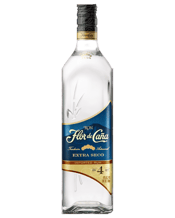 Flor De Cana 4 Year Rum<br>Extra Seco 700ml 700ML A sugar-free 4-year old, premium rum that is sustainably produced (Carbon Neutral & Fair Trade certified). From a 5th generation family estate, it is naturally aged without artificial ingredients, distilled with 100% renewable energy and KOSHER certified.<br>Perfect for classic white rum cocktails and refreshing drinks.
