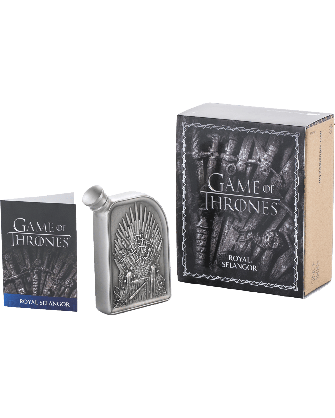 Buy Royal Selangor Iron Throne Hip Flask Game Of Thrones Online