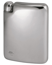  Royal Selangor Eric<br>Magnussen Hipflask... B Danish designer Erik Magnussens creation won the 1991 Design Plus Award at the Frankfurt International Gift Fair. The smooth and polished form and surface of this innovative pewter hip flask embodies all the principles of modern design - form, function, and respect for the material.