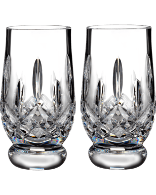 Waterford Connoisseur Lismore Black Brandy Balloon Glasses, Pair